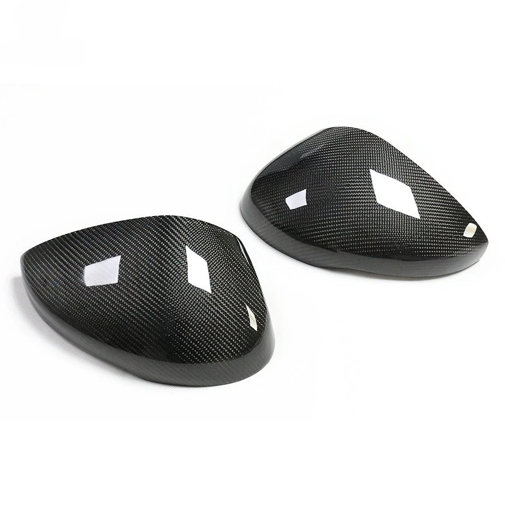 Pair Carbon Fiber Side Mirror Cover Caps for Honda Civic (2022–2026)