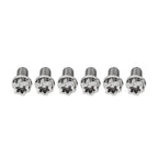6pcs M6x35mm Titanium Torx Head Flange Screws for Motorcycle Bike Bicycle