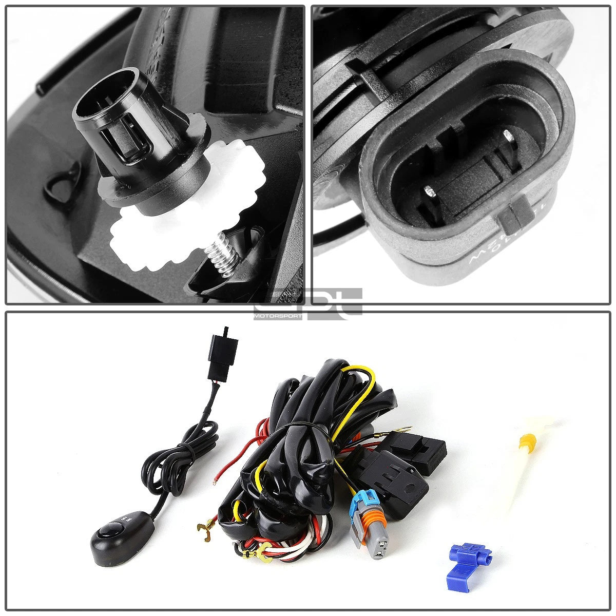 Fog Light Lamp Pair for Dodge Ram 1500-3500 (2009–2012) OE Crystal Lens