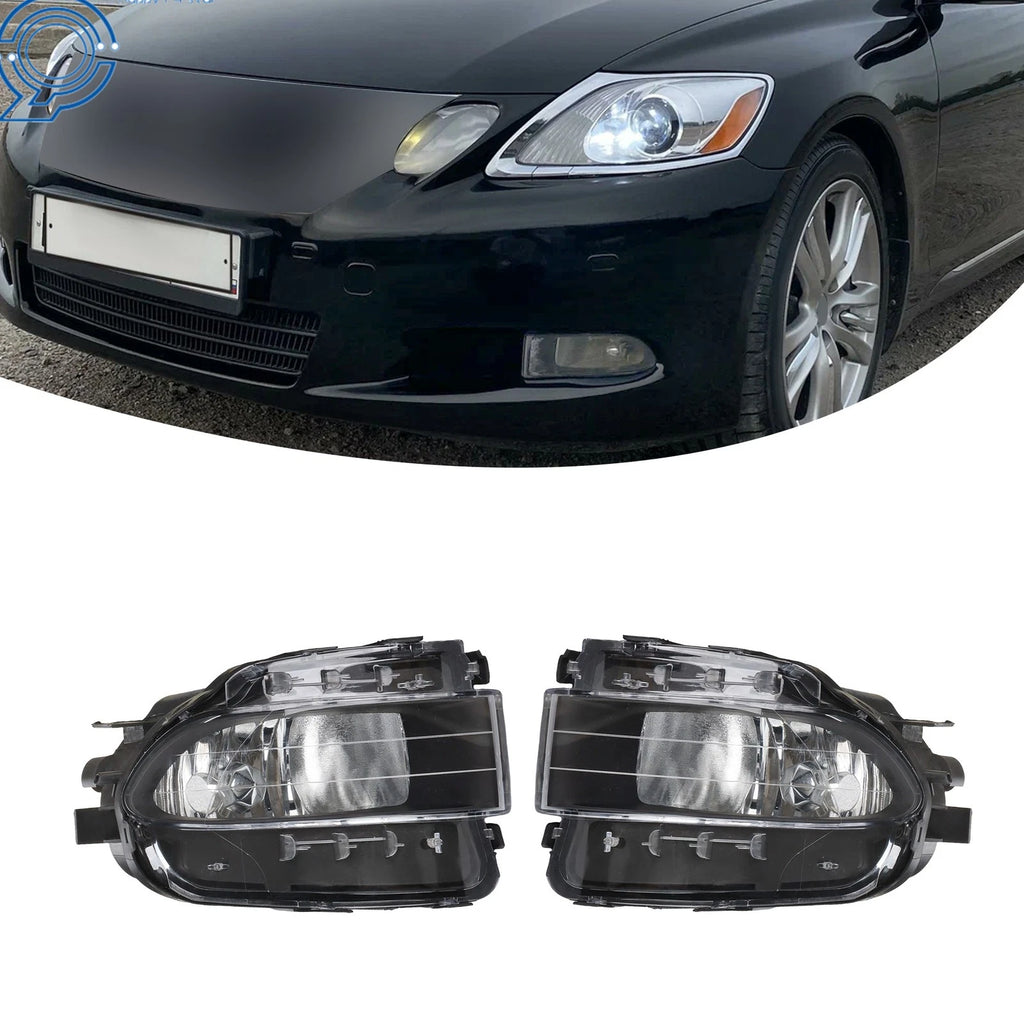 Set of 2 Front Fog Light Lamps for Lexus GS300 GS350 GS430 GS450H (2008–2011)