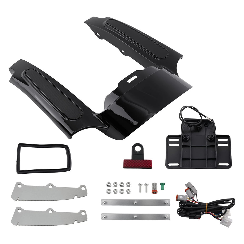 Mud Flaps Rear Fender for Harley Road King/Road Glide FLHR/FLTRU (2009–2013)