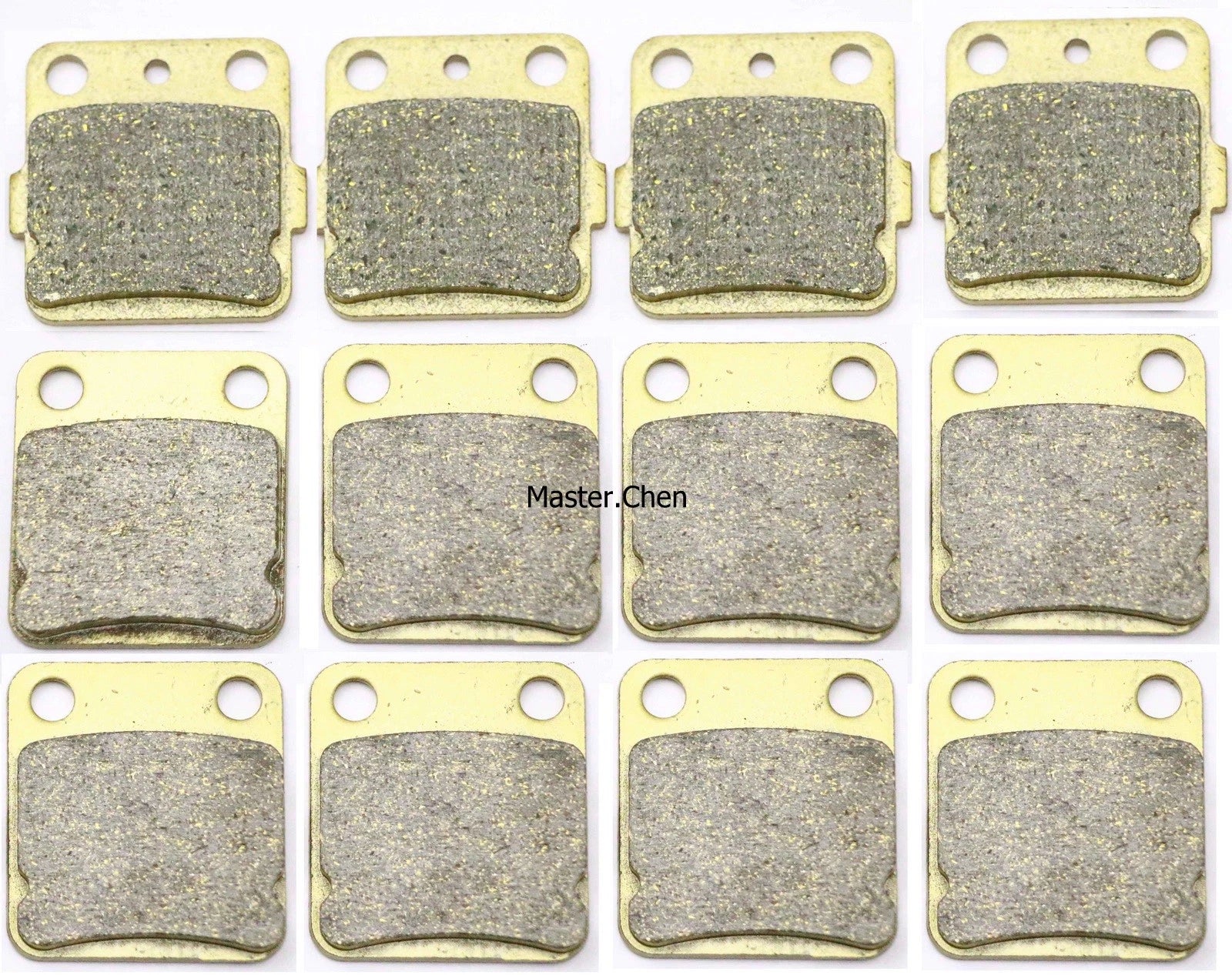 12 Brake Pads for Yamaha YFM 350 Warrior (1989–2004)