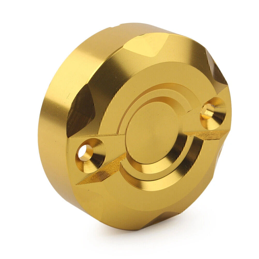 CNC Front Brake Fluid Reservoir Cover Cap for Ducati 899 939 959 1190 1299 (2013–2019) GOLD