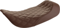 Saddlemen Renegade Solo Seat for FLH (1997–2007) - Lattice Stitched - Brown
