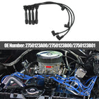 4pcs Spark Plug Ignition Wires for Hyundai Elantra (1996-2009) Black