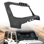 Windshield Frame Cover Cowl Armor with LED Lights for Jeep Wrangler JK (2007–2018)