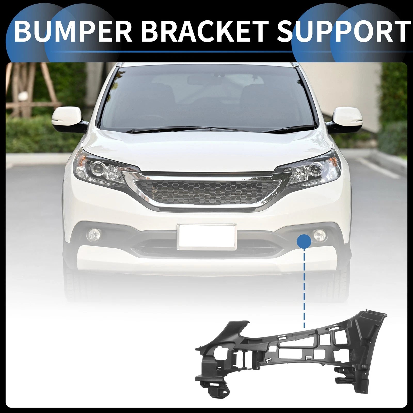 Left Front Bumper Retainer Bracket No.A2058853165 for Mercedes-Benz C300 (2015–2021)