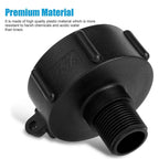 IBC Tote Tank Water Adapter Coarse Thread Connector for Garden Hose