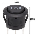 On/Off Rocker Switch AC 250V/6A 125V/10A for Caravan Motorhome