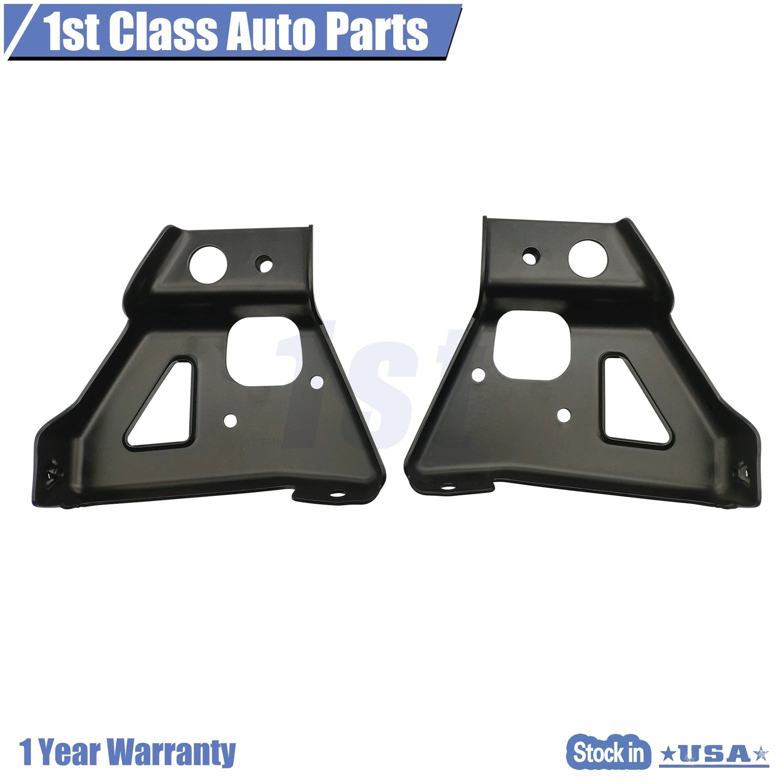 Set of 2 Front Bumper Brackets for Chevy Silverado 2500 3500 HD (2011–2014)