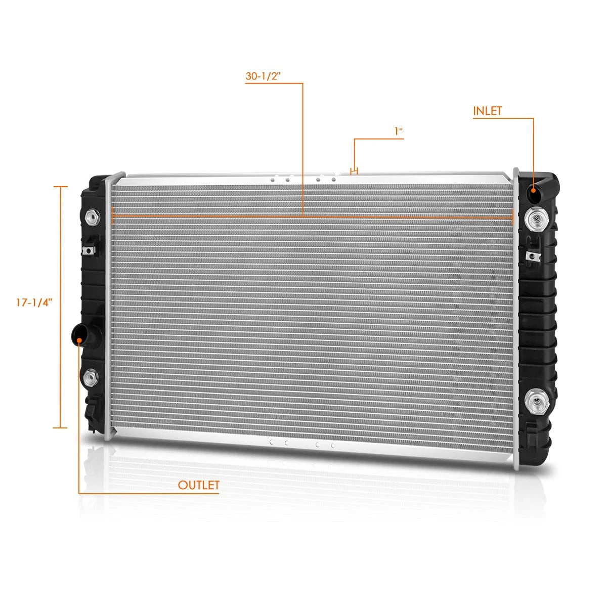 Aluminum Core Cooling Radiator DPI-2490 for Oldsmobile Aurora (1997)