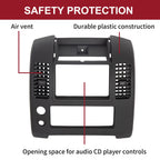 Matte Black Center Dash Console Panel for Nissan Frontier (2005–2020)