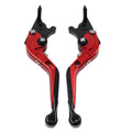 Extendable Brake Clutch Levers for Kawasaki Z1000 (2007–2016), ZX6R 636 (2007–2018) Red