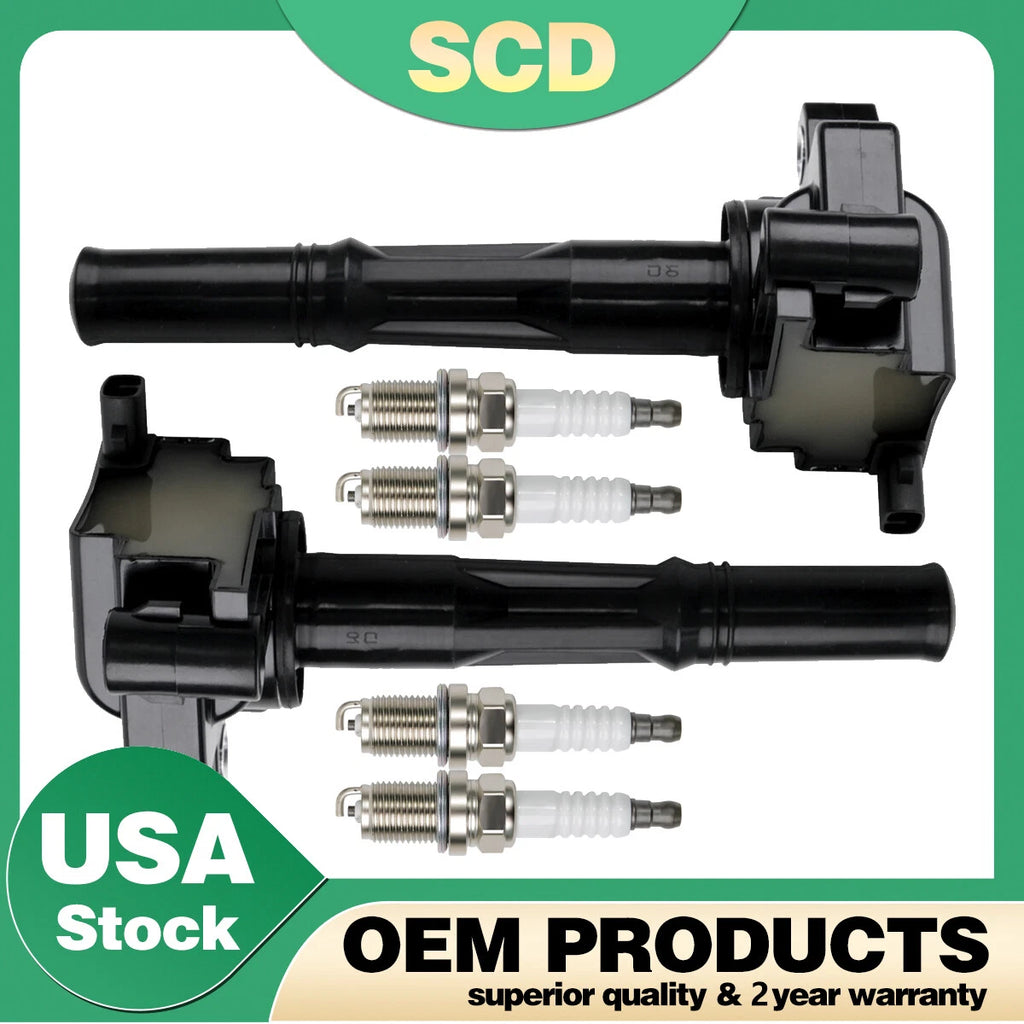 2X Ignition Coil & 4X Spark Plug for Toyota Tercel Paseo (1995–1999) UF170