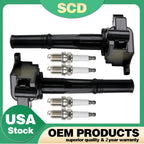 2X Ignition Coil & 4X Spark Plug for Toyota Tercel Paseo (1995–1999) UF170