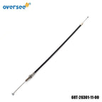 Throttle Cable for Yamaha Outboard 4T F 6-8-9.9HP (2001–2012) 68T-26301-11-00