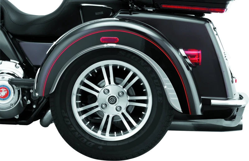 Kuryakyn Rear Fender Flares for Harley-Davidson Trikes (2014–2023) Chrome
