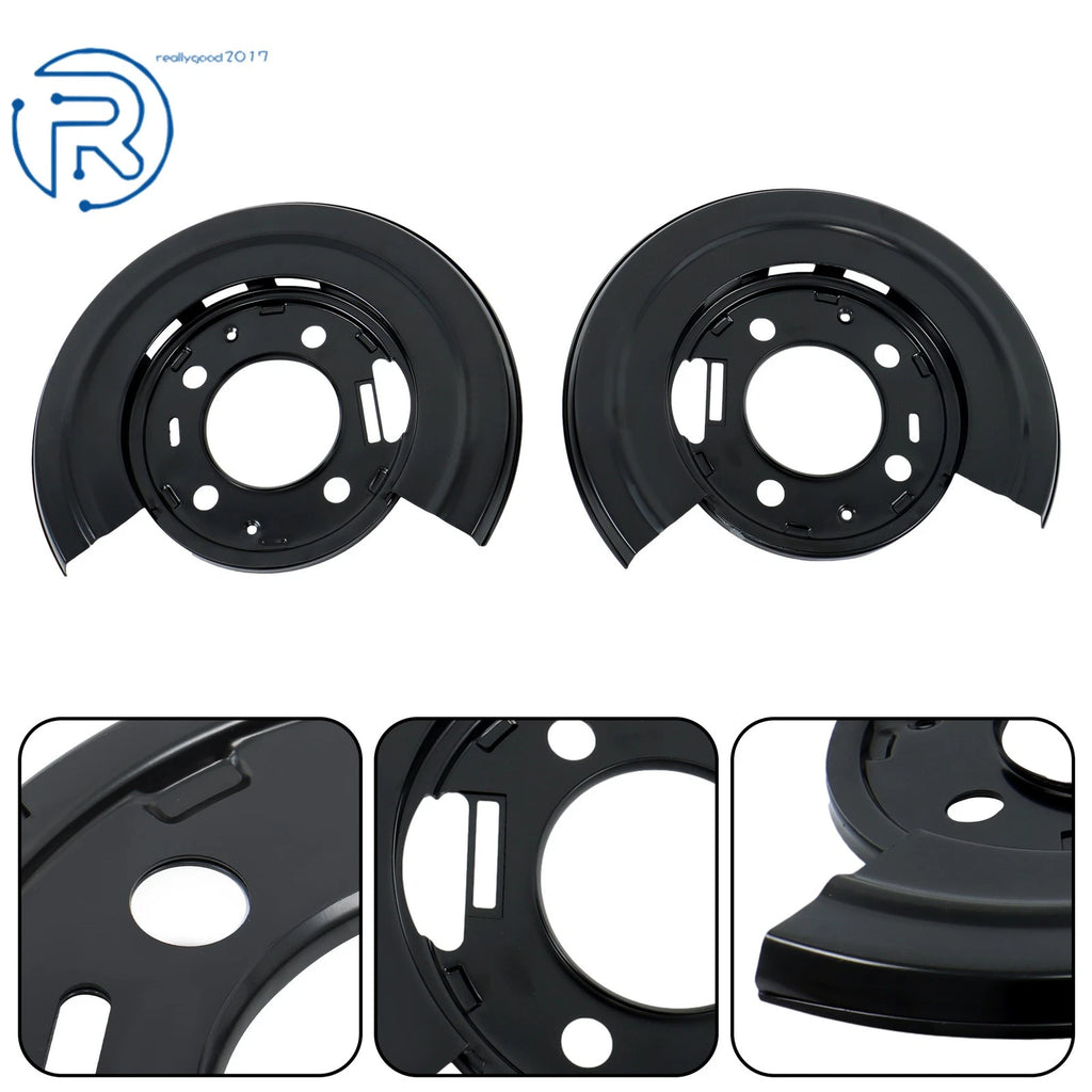 Set of 2 Brake Plates Dust Shield for Ford F-250 F-350 F-450
