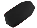 Leather Console Lid Armrest Cover for Volkswagen EOS (2007–2015) Red Stitch