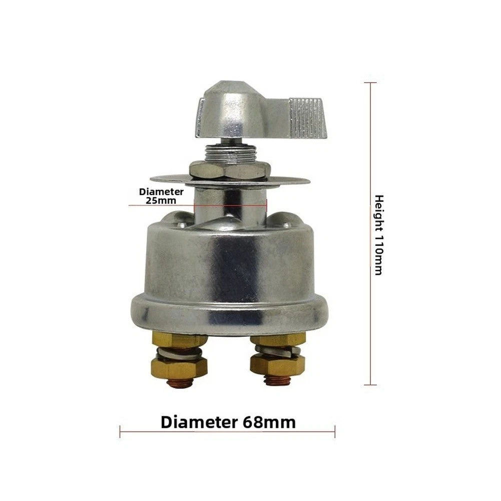 Battery Disconnect for Boat (Alloy Housing, Brass Components, Copper Contacts)