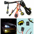 H11 880 Relay Wiring Harness for HID Conversion Kit Add-On Fog Light DRL (—)