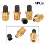 Set of 4 Brass Air Compressor Tank Fill Valve Tools for