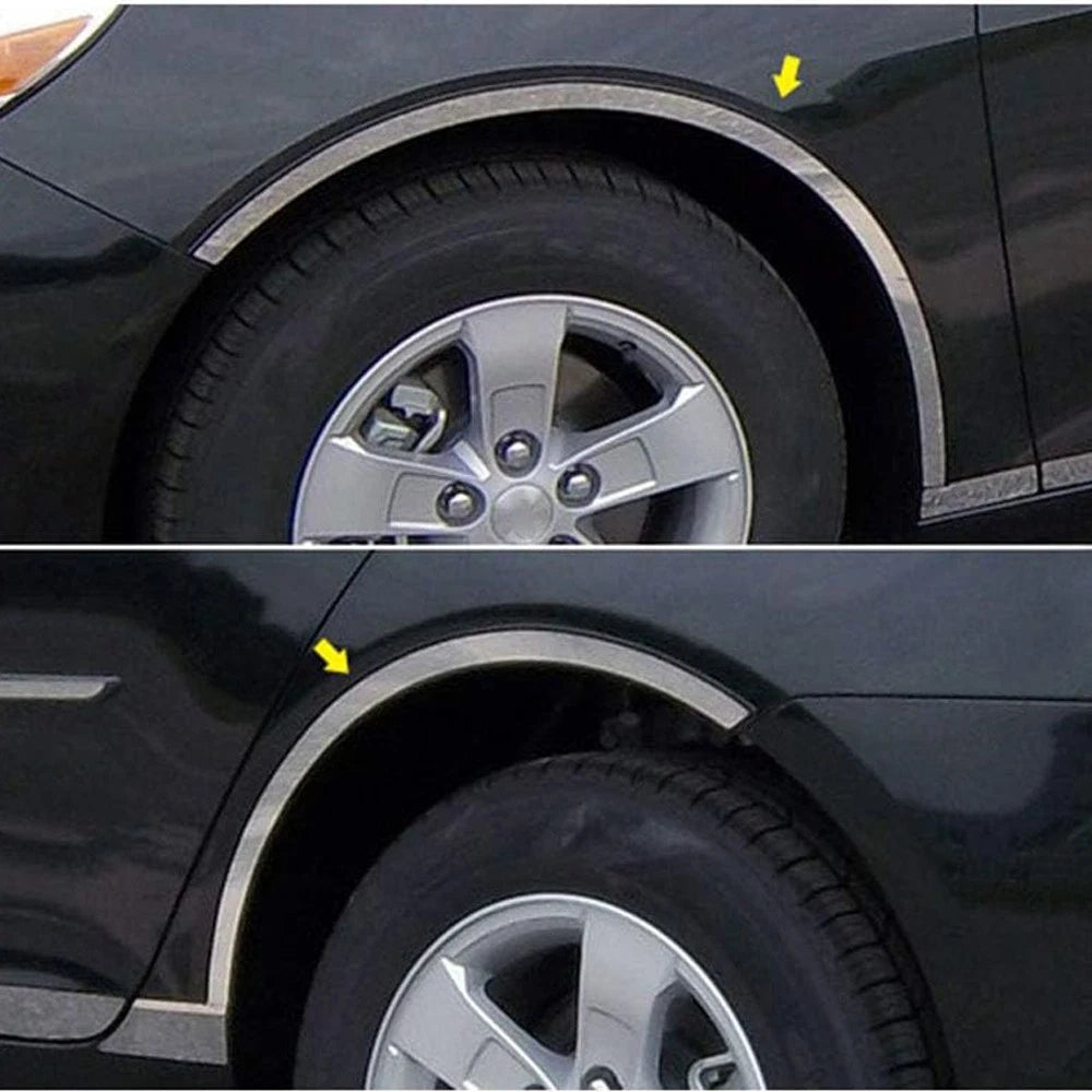 Fender Trim Chrome Replacement with Gasket Cut for Chevrolet Malibu (2013–2015)
