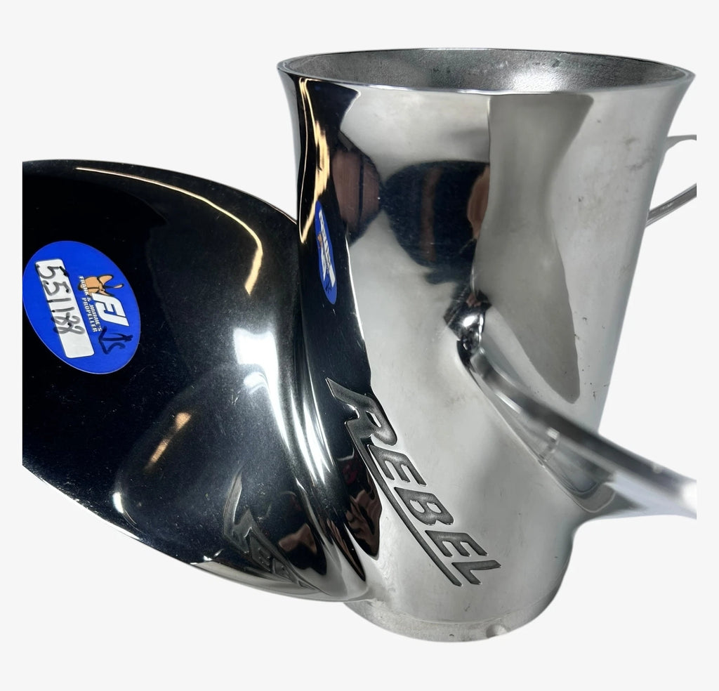 3X 15.5'' x 17P Rebel Propeller for Evinrude Johnson (Remanufactured) 763987 LH