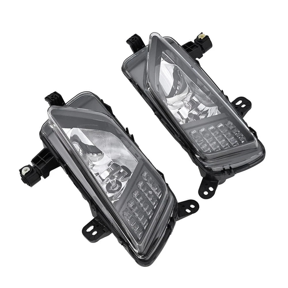 LED Fog Daytime Running Lights Pair for VW Polo Mk6 (2017–2022)