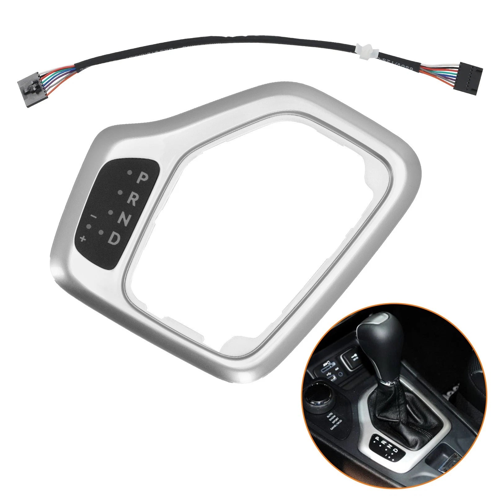 Shifter Bezel with Harness Kit for Jeep Cherokee (2014–2018) 5YD27XSAAA