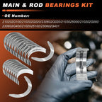 20Pcs Main and Rod Bearings Set for Kia Optima Sportage (2011–2016) No. 210202G100