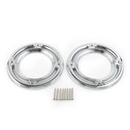 Chrome Rear Speaker Accent Cover Trim for Harley Road Street Tri Glide (2009-2023)