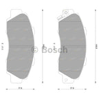 Front Disc Brake Pad Set for Honda HR-V GH 1.6L D16W1 Wagon (1999 - 2001)