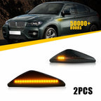 Smoke LED Dynamic Fender Side Marker Light for BMW X3 F25 X5 E70 X6 E71 E72