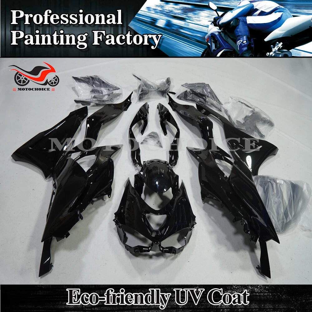 Glossy Black Fairing Kit for Kawasaki Ninja ZX6R (2024–2025)