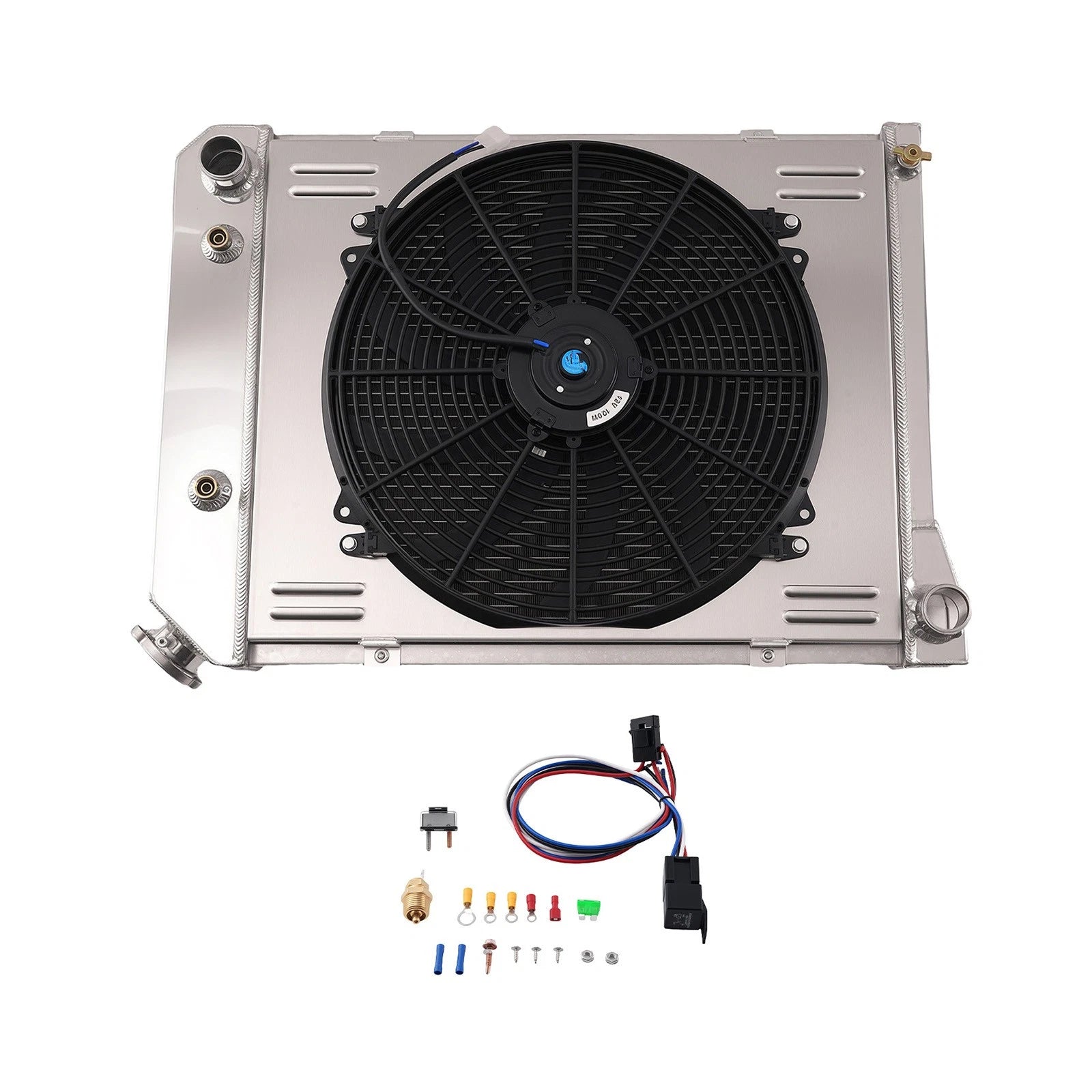 Aluminum 3 Row Radiator Fan Kit for Chevrolet Caprice (1980–1985)
