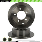 2X Rear Brake Discs Rotors Kit 262mm for Chrysler 200 (2011–2014)