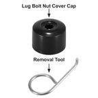 20pcs Wheel Lock Lug Nut Cap with Tool for VW Golf Passat Jetta 