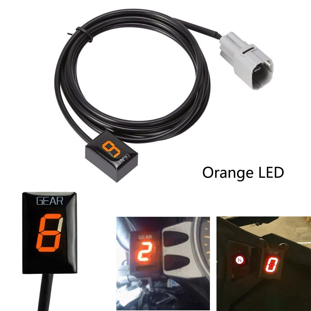 Orange LED Gear Display Indicator for Suzuki SV650 DL650 DL1000 VL800 (2003–2023)
