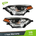 Headlights for Toyota Corolla (2014–2016) Driver + Passenger Pair