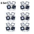 Set of 6 Carburetor Repair Kits for Walbro K1-MDC (McCulloch 110-140)