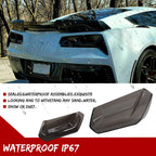 Set of 4 Rear Tail Light Blackout Kit for C7 Corvette (2014–2019)