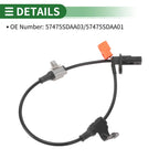 ABS Wheel Speed Sensor for Honda Accord (No. 57475SDAA03/57475SDAA01)