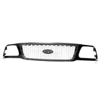 Replacement Plastic Front Grille Ready to Paint for Toyota Hilux (2012–2015)