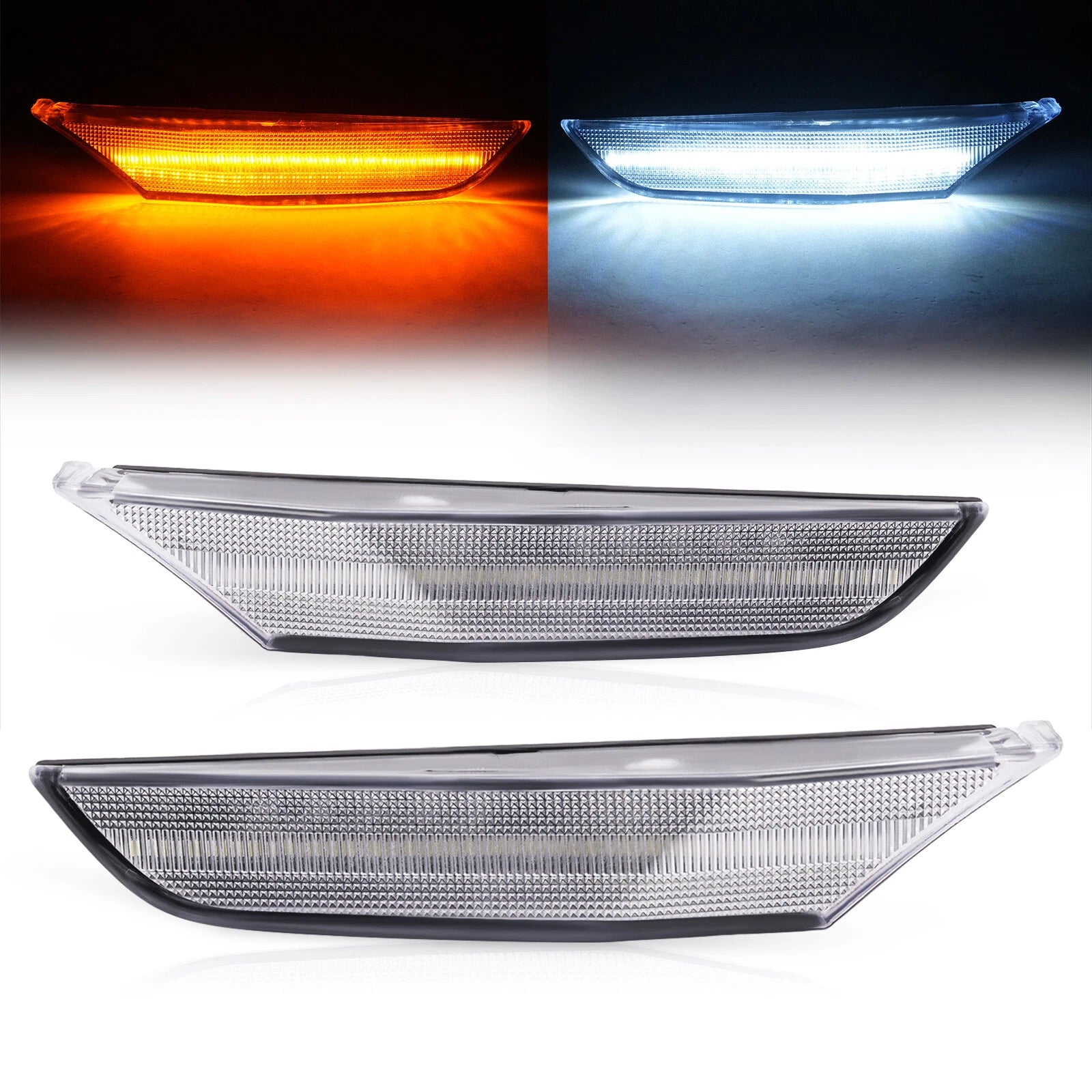 Set of 2 LED Side Marker Lights for Infiniti G35 (2003–2006) & Nissan Skyline (2001–2006)