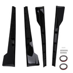 Set of 4 Side Skirt Extensions for Toyota Camry SE XSE 2018–2024 Black