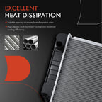Radiator with Oil Cooler for Buick Regal (1991–1993)
