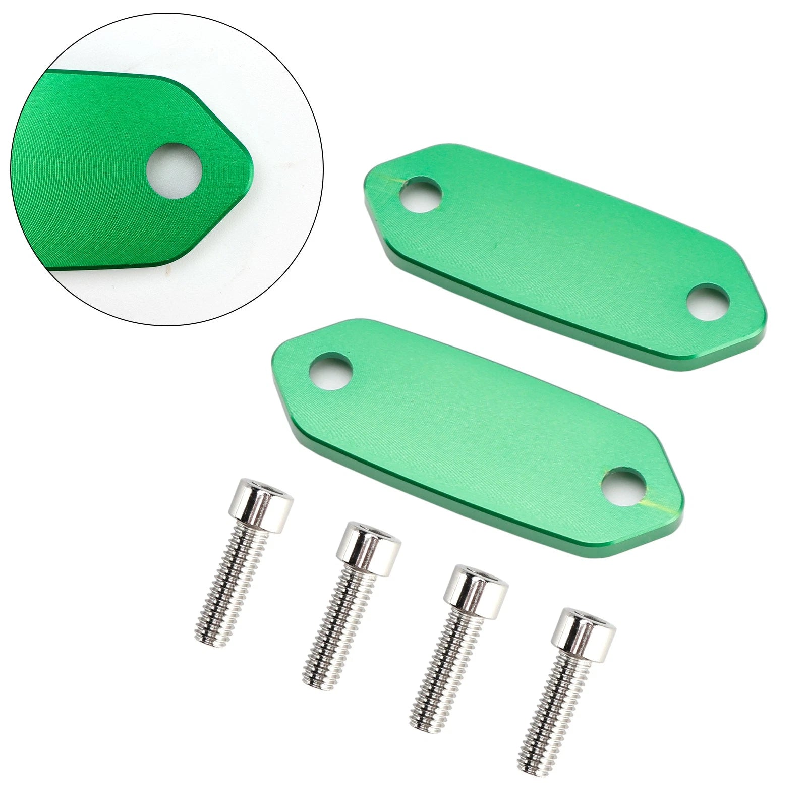 Mirror Delete Block Off Plates for Kawasaki Ninja 125/250/SL/300/400/650
