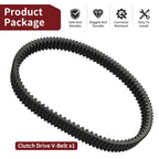 Clutch Drive V-Belt B4J-17641-00-00 for Yamaha Wolverine RMAX2 RMAX4 (2021–2024)