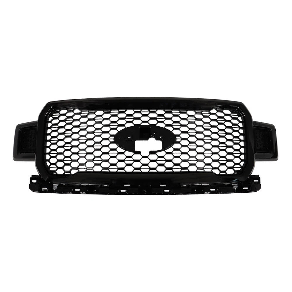 Front Radiator Upper Grille Assembly for Ford F-150 (2018–2020) Black